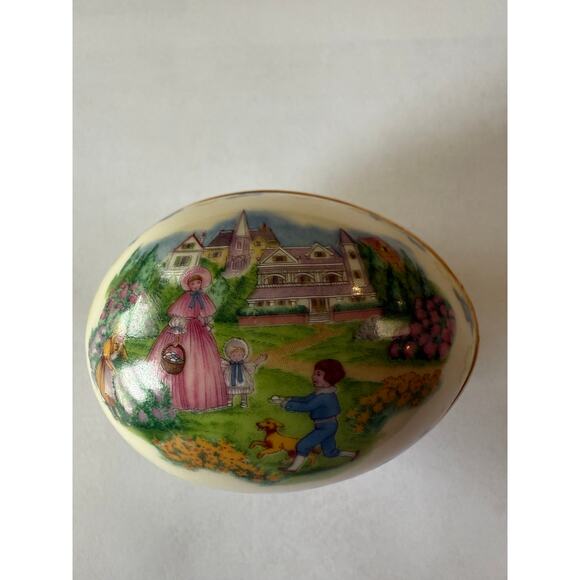 Lenox Annual Easter Egg Box 1986 Collectible Egg - Picture 1 of 7